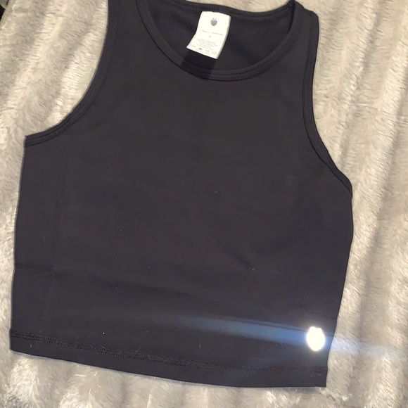 CLASSIC CROP TOP - BLACK - Picture 1 of 2